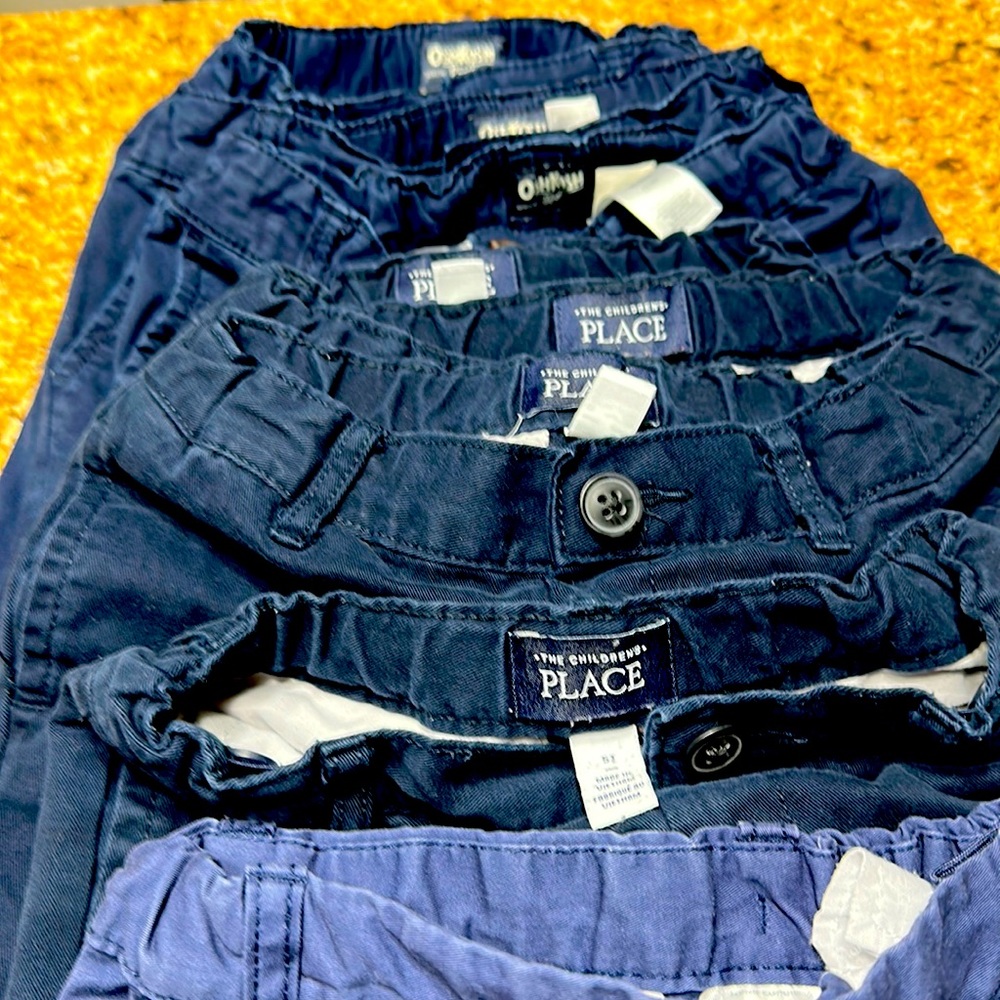 The Children’s Place 8pc lot of Little boys uniform school pants.